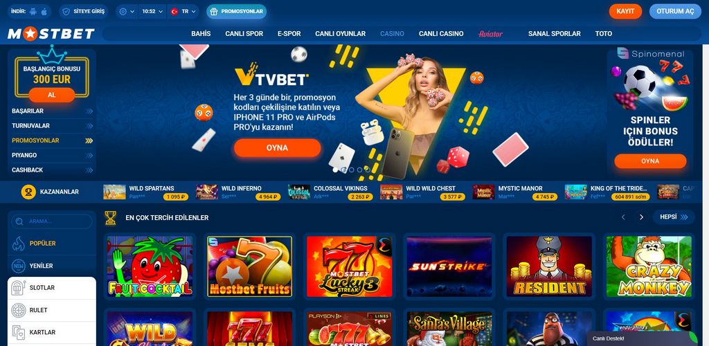 Možnosti plateb Mostbet a sportovní sázení